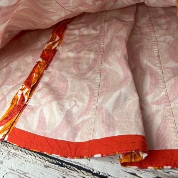 Anthropolgie Maeve Banana Grove A-Line Skirt Size 8p - Picture 3 of 9